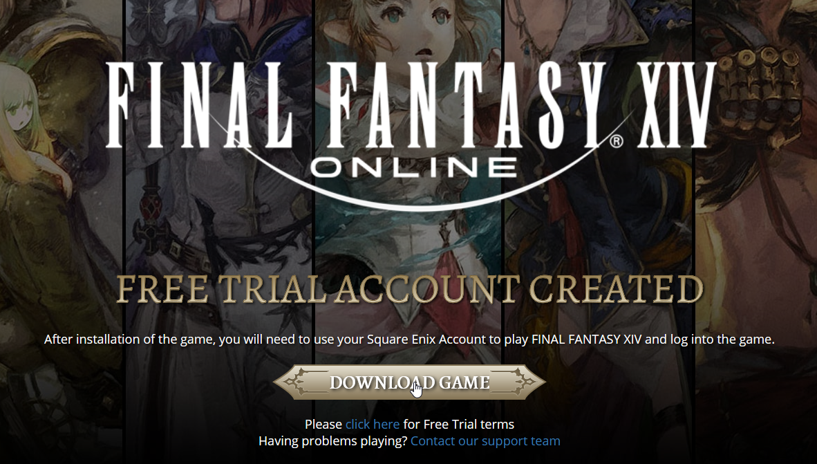 Free Trial account created